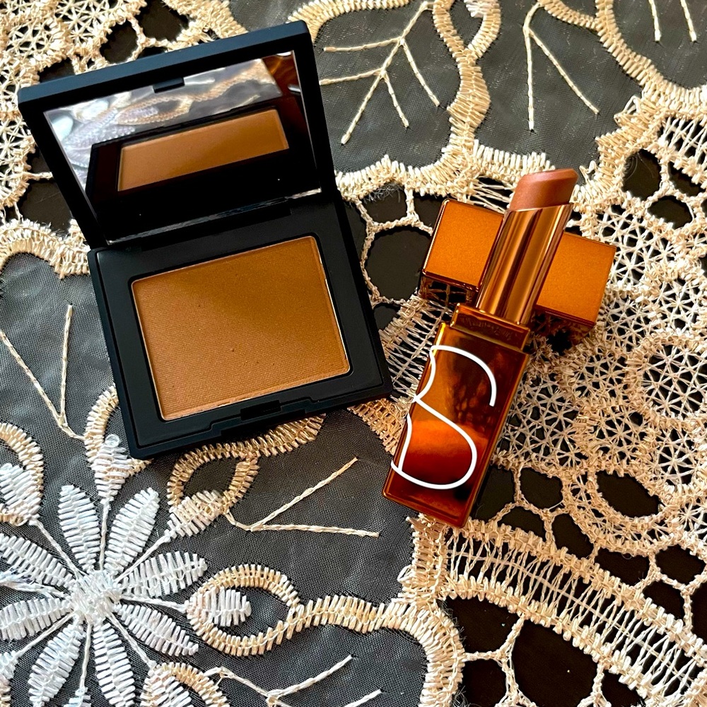 NEW NARS Makeup LAGUNA set of bronzer & lipstick